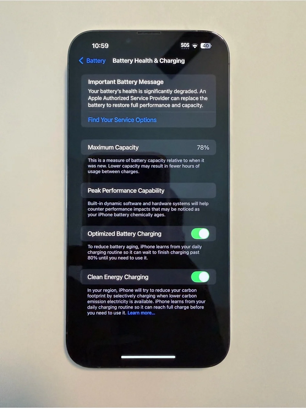 Apple iPhone 13 Pro Max 128GB- Sierra Blue- Unlocked